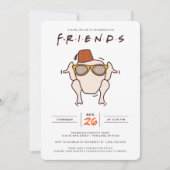 FRIENDS T.V.-serie | Uitnodiging Friendsgiving-fee (Voorkant)