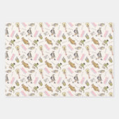 FRIENDS™ Tan Cartoon Patroon Inpakpapier Vel (Voorkant)