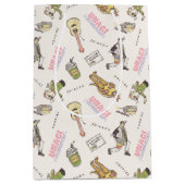 FRIENDS™ Tan Cartoon Patroon Medium Cadeauzakje (Voorkant)