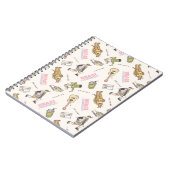 FRIENDS™ Tan Cartoon Patroon Notitieboek (Linkerzijde)