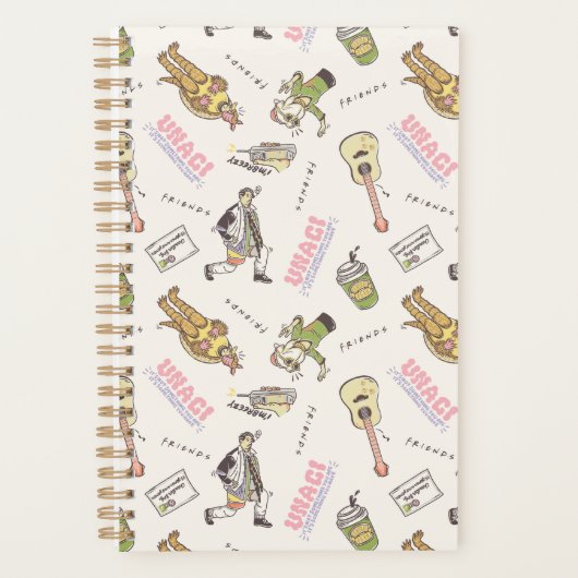 FRIENDS™ Tan Cartoon Patroon Planner (Voorkant)