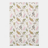 FRIENDS™ Tan Cartoon Patroon Theedoek (Verticaal)