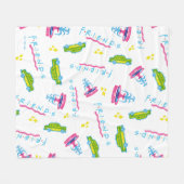 FRIENDS™ Taxi and Water Fountain Pattern Fleece Deken (Voorkant (Horizontaal))