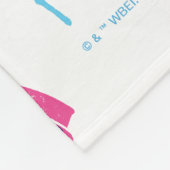 FRIENDS™ Taxi and Water Fountain Pattern Fleece Deken (Hoek)