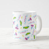 FRIENDS™ Taxi and Water Fountain Pattern Grote Koffiekop (Voorkant rechts)