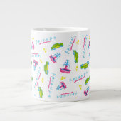 FRIENDS™ Taxi and Water Fountain Pattern Grote Koffiekop (Voorkant)