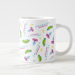 FRIENDS™ Taxi and Water Fountain Pattern Grote Koffiekop