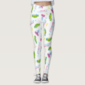 FRIENDS™ Taxi and Water Fountain Pattern Leggings (Voorkant)