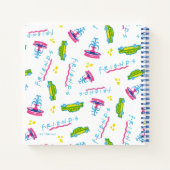 FRIENDS™ Taxi and Water Fountain Pattern Notitieboek (Achterkant)
