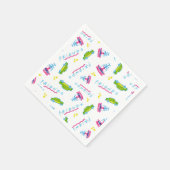 FRIENDS™ Taxi and Water Fountain Pattern Servet (Hoek)