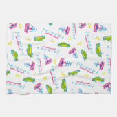 FRIENDS™ Taxi and Water Fountain Pattern Theedoek (Horizontaal)