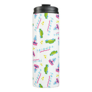 FRIENDS™ Taxi and Water Fountain Pattern Thermosbeker