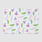 FRIENDS™ Taxi and Water Fountain Pattern Tissuepapier (Voorkant)