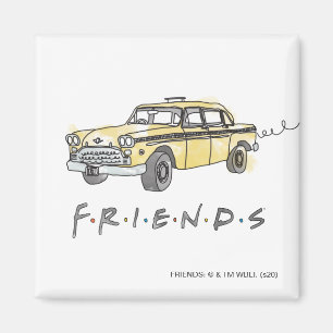 FRIENDS™   Taxi Cab Magneet
