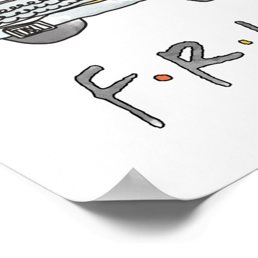 FRIENDS™ | Taxi Cab Poster (Hoek)