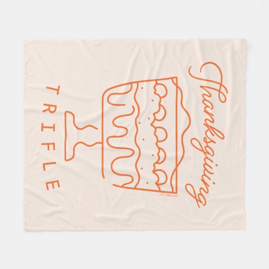 FRIENDS™ | Thanksgiving Trifle Fleece Deken (Voorkant (Horizontaal))