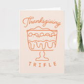 FRIENDS™ | Thanksgiving Trifle Kaart (Voorkant)