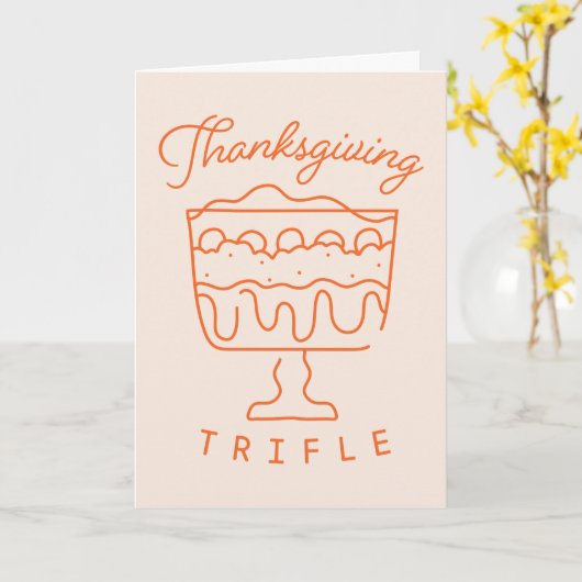 FRIENDS™ | Thanksgiving Trifle Kaart (Gele Bloem)