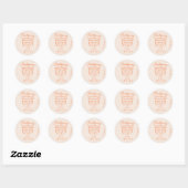 FRIENDS™ | Thanksgiving Trifle Ronde Sticker (Vel)
