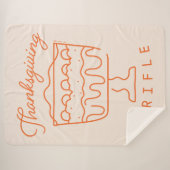 FRIENDS™ | Thanksgiving Trifle Sherpa Deken (Voorkant (horizontaal))