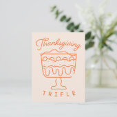 FRIENDS™ | Thanksgiving Trifle Uitnodiging Briefkaart (Staand voorkant)