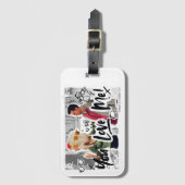 FRIENDS™ | Thanksgiving Turkije Hoofd Monica Bagagelabel (Voorkant (verticaal))