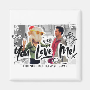 FRIENDS™   Thanksgiving Turkije Hoofd Monica Magneet