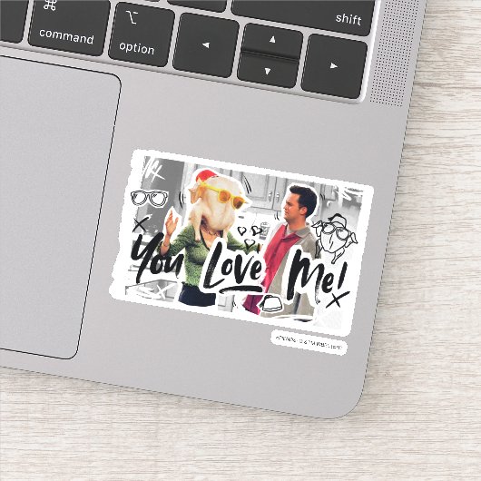 FRIENDS™ | Thanksgiving Turkije Hoofd Monica Sticker (Detail)