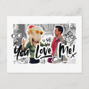 FRIENDS™   Thanksgiving Turkije Hoofd Monica Uitnodiging Briefkaart