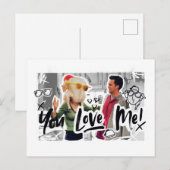 FRIENDS™ | Thanksgiving Turkije Hoofd Monica Uitnodiging Briefkaart (Voorkant / Achterkant)