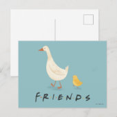 FRIENDS™ | The Chick and the Duck Briefkaart (Voorkant / Achterkant)