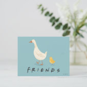 FRIENDS™ | The Chick and the Duck Briefkaart (Staand voorkant)
