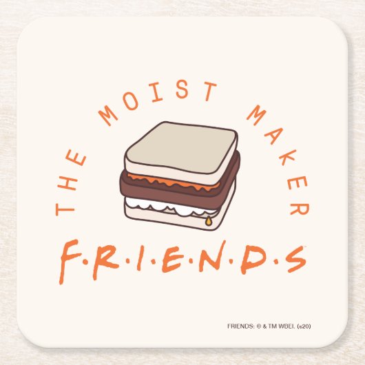 FRIENDS™ | The Moist Maker Kartonnen Onderzetters (Voorkant)