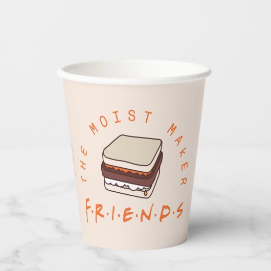 FRIENDS™ | The Moist Maker Papieren Bekers (Voorkant)
