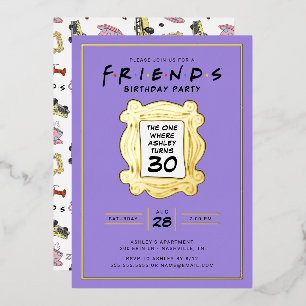FRIENDS™ The One With the 30th Birthday Folie Uitnodiging