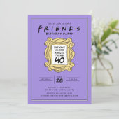 FRIENDS™ | The One With the 40th Birthday Kaart (Staand voorkant)