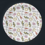 FRIENDS™ | The One with the Birthday Papieren Bordje<br><div class="desc">Vier uw speciale dag met de FRIENDS™ 'The One with the Birthday' Paper-Borden. Geïnspireerd door het iconische tv-show,  zijn deze borden voorzien van de klassieke FRIENDS™-logo,  samen met verschillende iconen met een show thema,  en voegen ze een nostalgisch tintje toe aan uw verjaardagsfeest.</div>