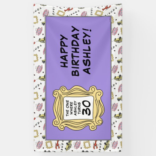 FRIENDS™ | The One with the Birthday Spandoek (Verticaal)