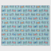 FRIENDS™ | The One With Video Tape Pattern Cadeaupapier (Vlak)