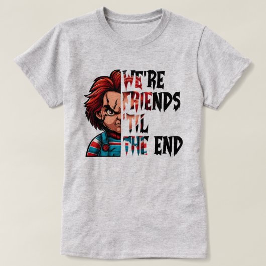 Friends Till The End Horror T-shirt (Design voorkant)