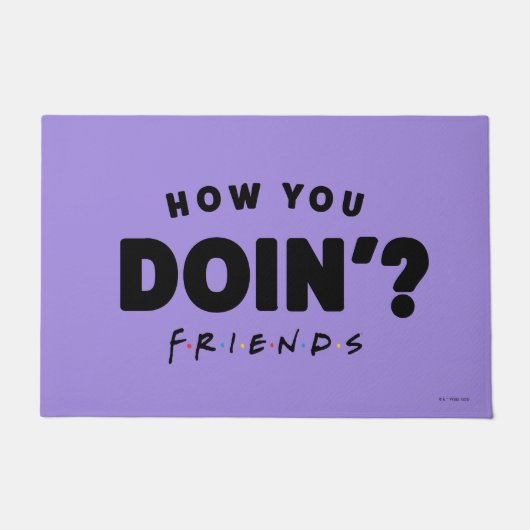 FRIENDS™ TV-serie | Hoe doe je dat? Deurmat (Voorkant)