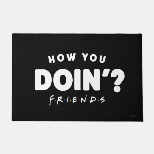 FRIENDS™ tv-serie | Hoe gaat ie? Deurmat (Voorkant)