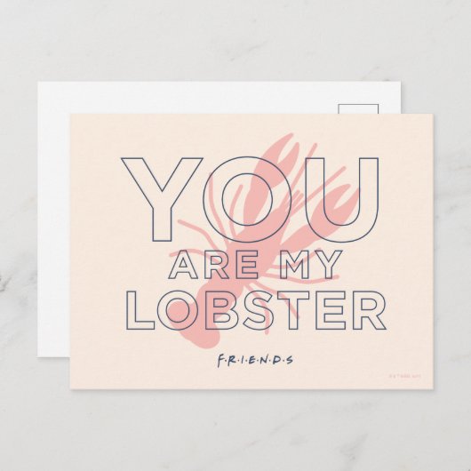 FRIENDS™ | U bent mijn lobster Briefkaart (Voorkant / Achterkant)