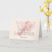 FRIENDS™ | U bent mijn lobster Kaart (Gele Bloem)