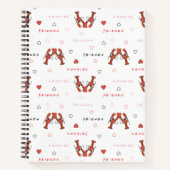 FRIENDS™ | U bent mijn Lobster Pattern Notitieboek (Voorkant)