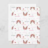 FRIENDS™ | U bent mijn Lobster Pattern Uitnodiging Briefkaart (Voorkant / Achterkant)