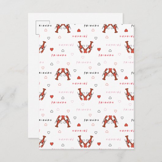 FRIENDS™ | U bent mijn Lobster Pattern Uitnodiging Briefkaart (Voorkant / Achterkant)