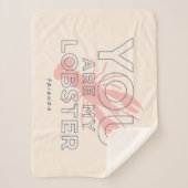 FRIENDS™ | U bent mijn lobster Sherpa Deken (Voorkant)