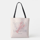 FRIENDS™ | U bent mijn lobster Tote Bag (Achterkant)