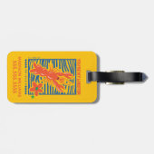 FRIENDS™ | U bent mijn Lobster Vibrant Graphic Bagagelabel (Achterkant horizontaal)